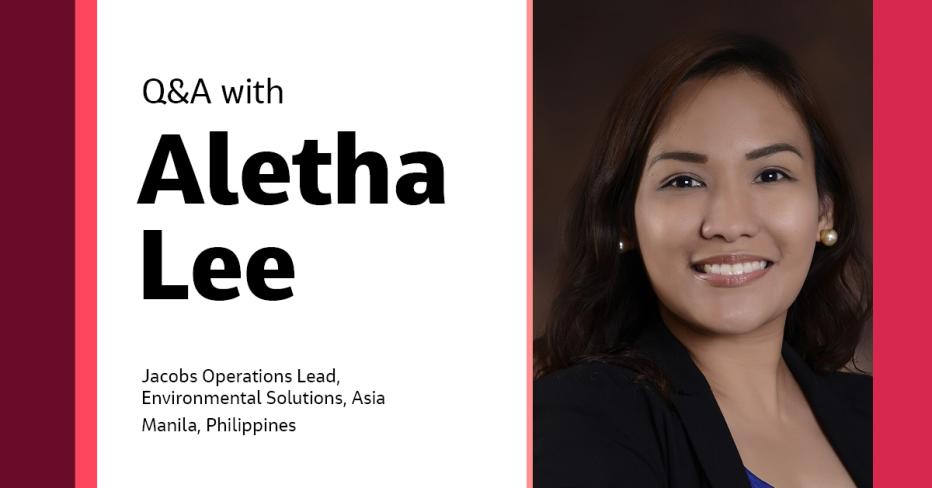 Q&amp;A with Aletha Lee Jacobs Operations Lead, Environmental Solutions, Asia, Manila, Philippines