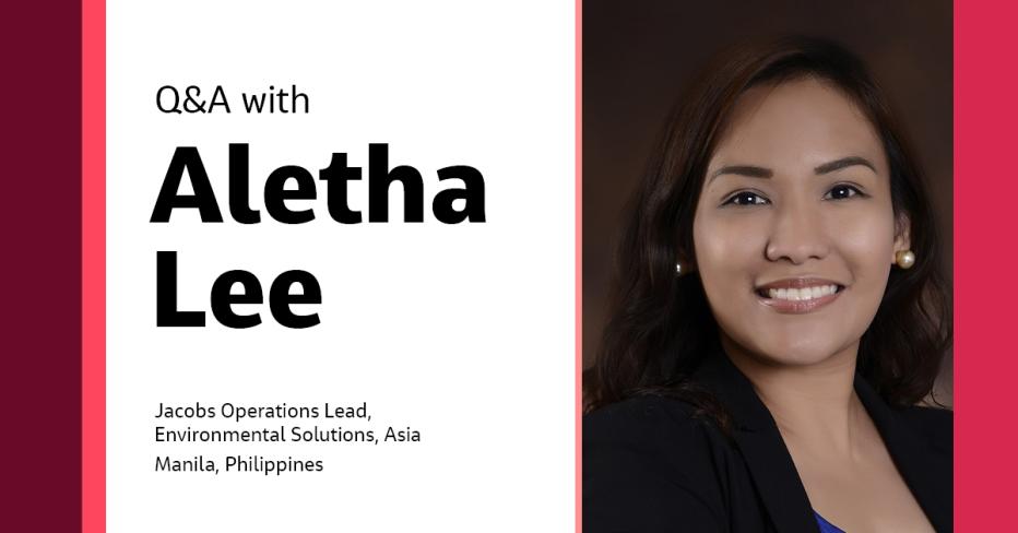 Q&A with Aletha Lee Jacobs Operations Lead, Environmental Solutions, Asia, Manila, Philippines