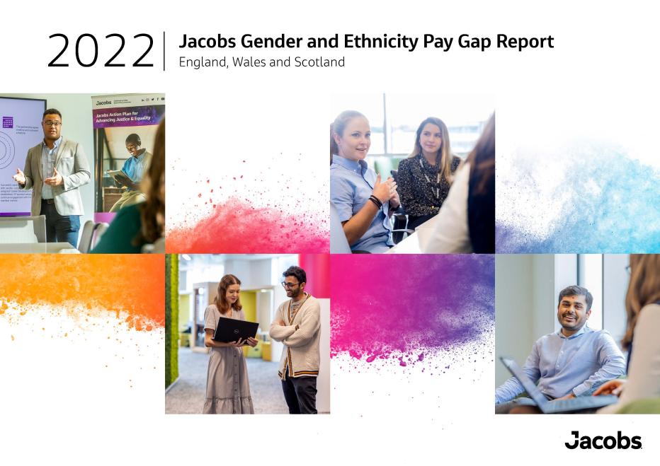 2022 Jacobs Gender and Ethnicity Pay Gap Report England, Wales, Scotland