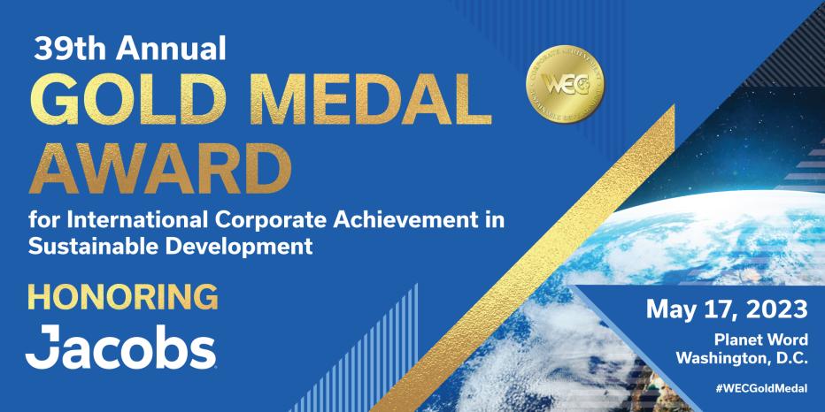 Jacobs win World Environment Center Gold Medal Award