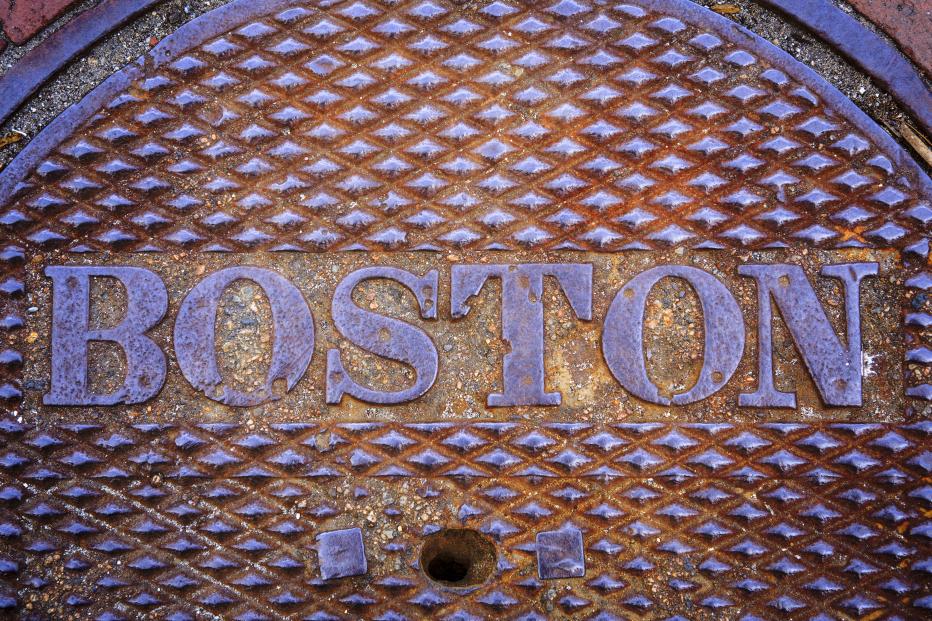 Boston sewer cover