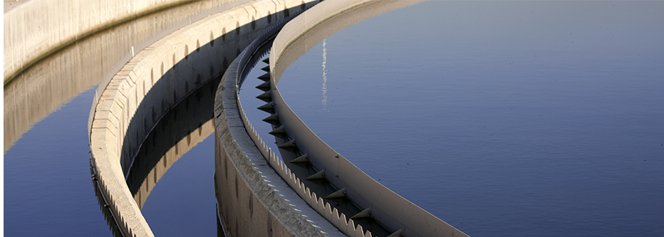 Biological Wastewater Treatment Plant pools and treatment