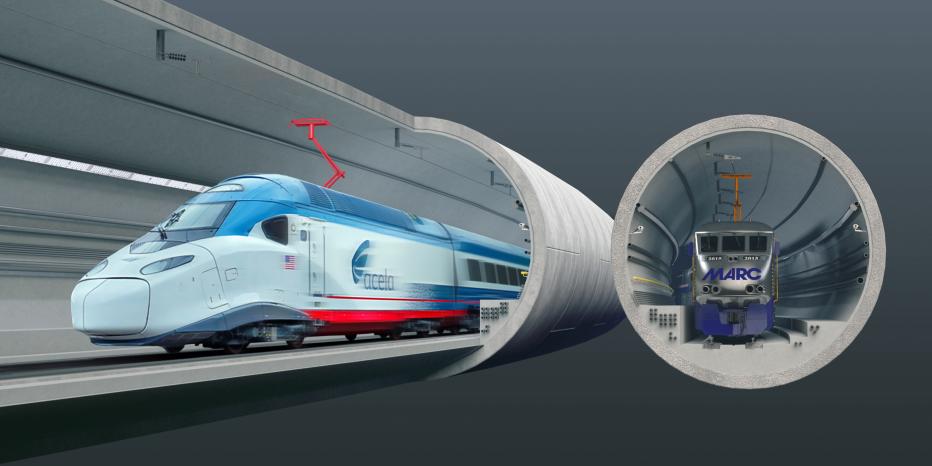 Frederick Douglass Tunnel rendering courtesy of Amtrak