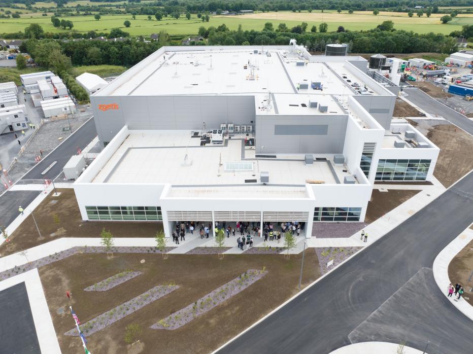 Aerial photo of Zoetis facility, courtesy of Zoetis