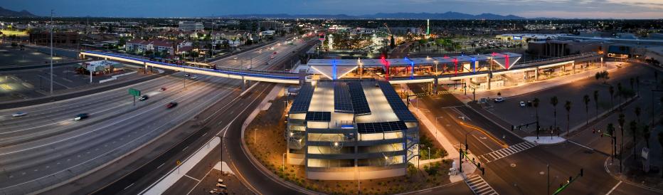 Aeriel View of Northwest Phase II Light Rail Extension