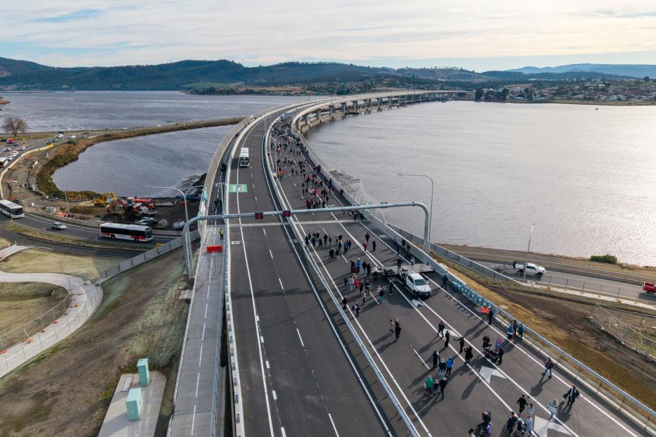 New Bridgewater Bridge in Tasmania