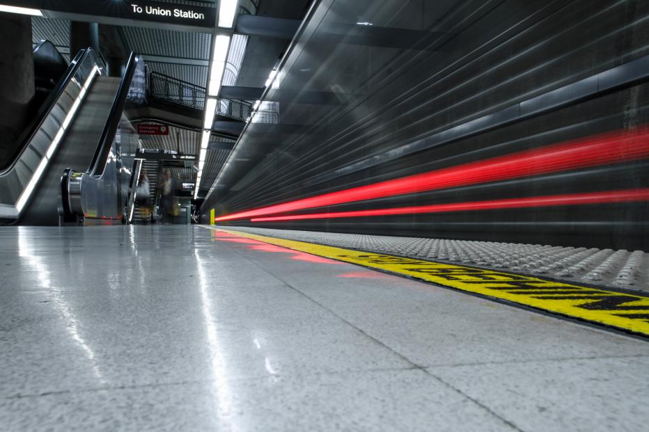 Underground commuter system in Los Angeles, CA. The LA Metro is responsible for the continuous improvement of an efficient and effective transportation system for Los Angeles County.