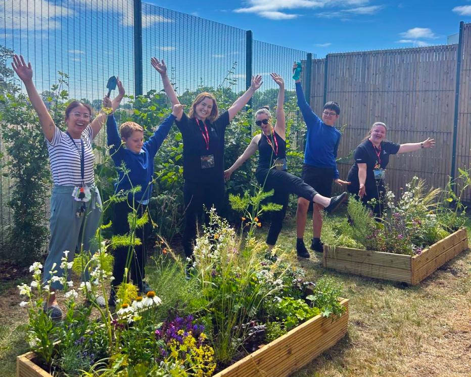 Jacobs at the Windsor Parallel Festival of Inclusivity in the U.K., supporting Little Muddy Boots with a sensory garden and walk