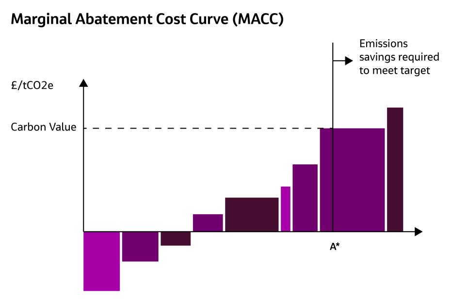 Marginal Abatement Cost Curve (MACC) tool