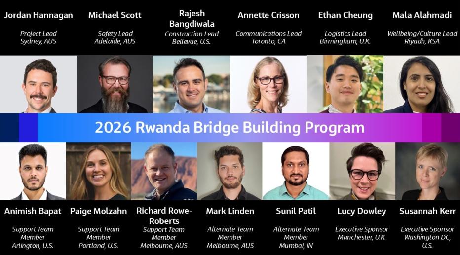 2026 Rwanda bridge build team