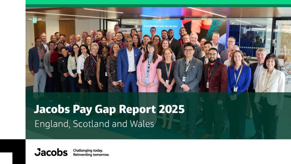 Jacobs 2025 England, Scotland and Wales Pay Gap Report Cover
