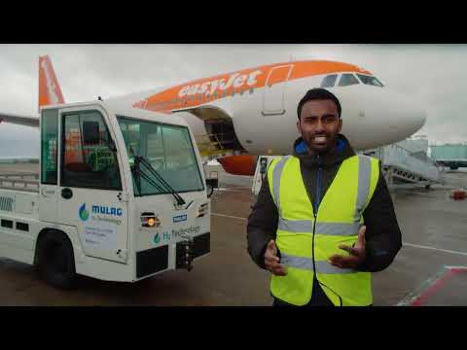 easyJet leads first hydrogen refuelling trial at a major UK airport