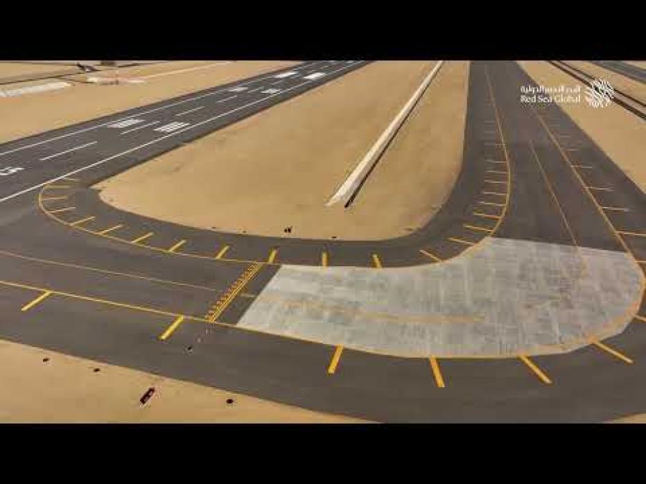 Progress at The Red Sea International Airport | تقدم مطار البحر الأحمر الدولي