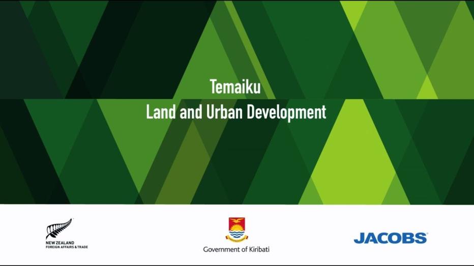 Jacobs - Temaiku, Kiribati Land and Urban Development Presentation