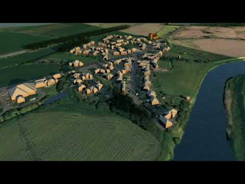 Low Crosby FRMS - Visualisation fly through of the proposed scheme and the protection it affords