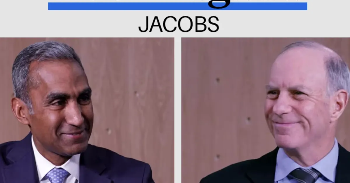 At Barron's: Jacobs CEO Bob Pragada shares how the firm oversees 25,000 ...