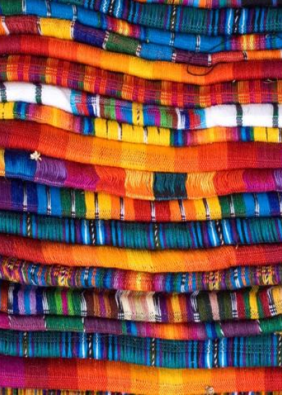 Colorful Hispanic weaving