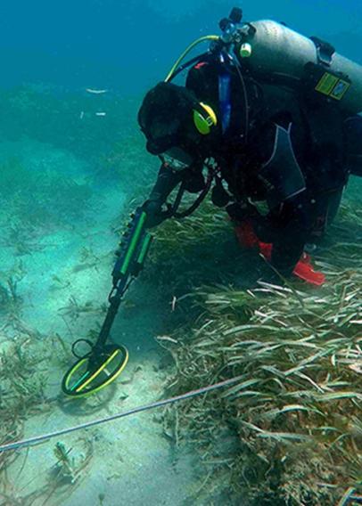 Munitions response diving (think identifying and developing solutions to remediate unexploded ordnance)